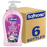 Softsoap Lavender & Shea Scent Liquid Hand Soap, Moisturizing Liquid Hand Soap, 11.25 Ounce, 6 Pack