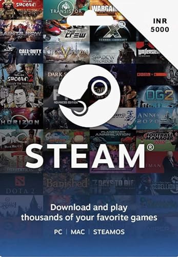 Image of INR 5000 Steam Wallet Code (Digital Code- Email Delivery within 2 hours) ( Digital Delivery)