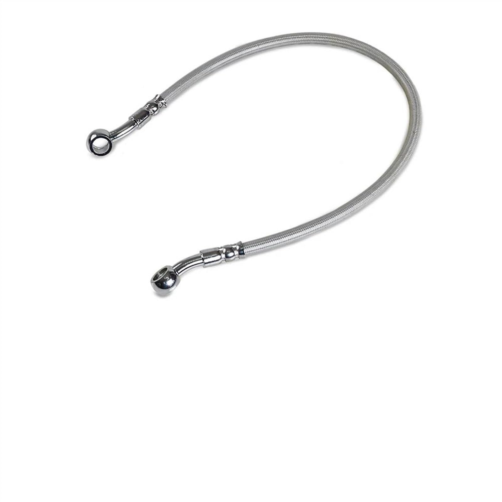 Ksxzw Silver Motorbike Part 39Cm Universal Motorcycle Brake Oil Hose Line