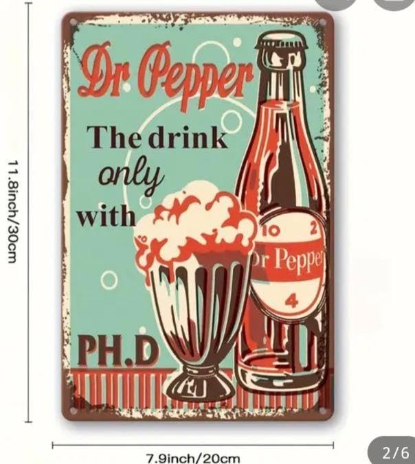 Amazon.co.jp: ドクターペッパー ドクペ ブリキ看板 アメリカン雑貨