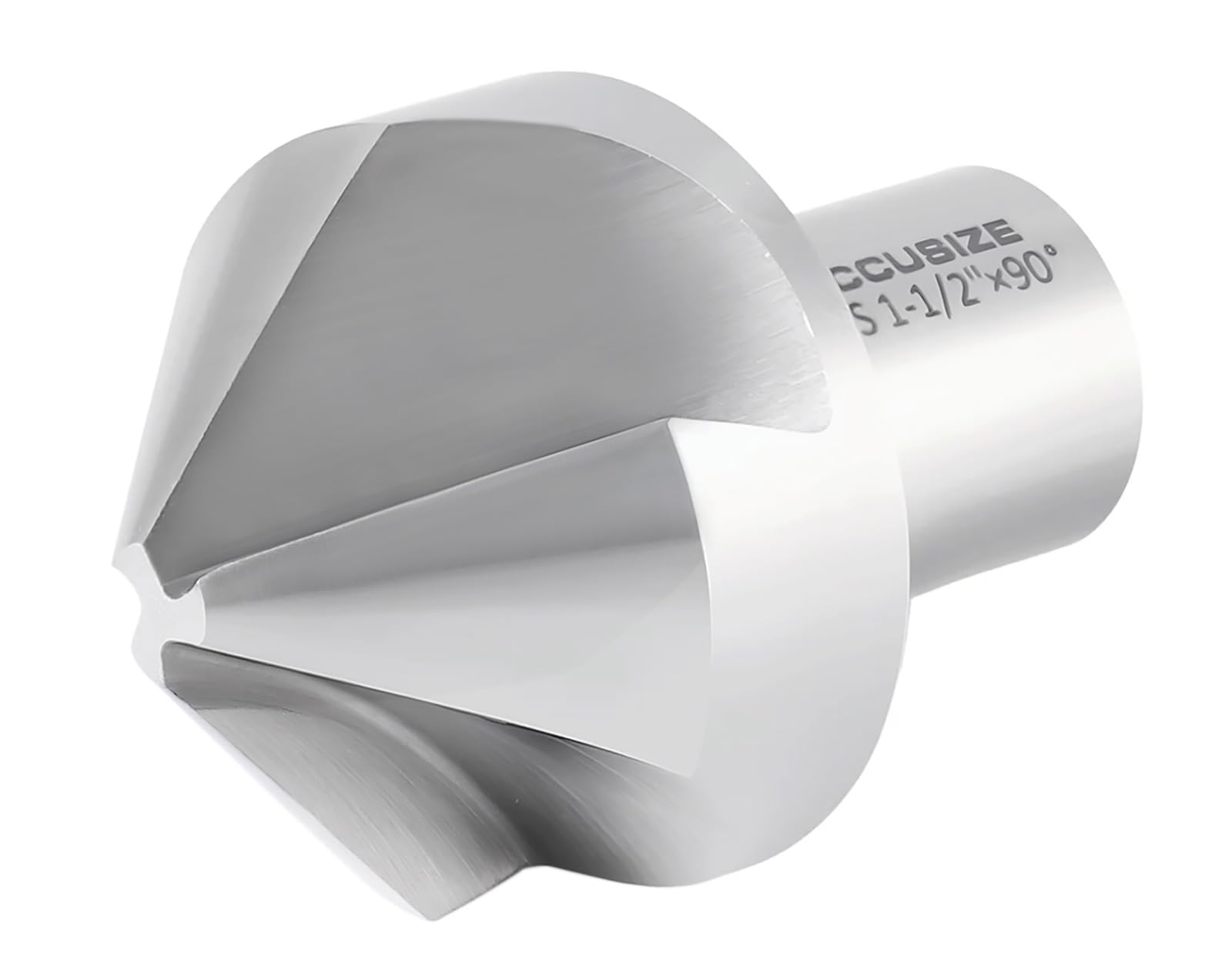 Accusize Industrial Tools 1-1/2 '' Hss svasatore per Rota-Cutter, 3/4 '' gambo Weldon per perforatrici magnetiche, 90 gradi, Ce00-0112