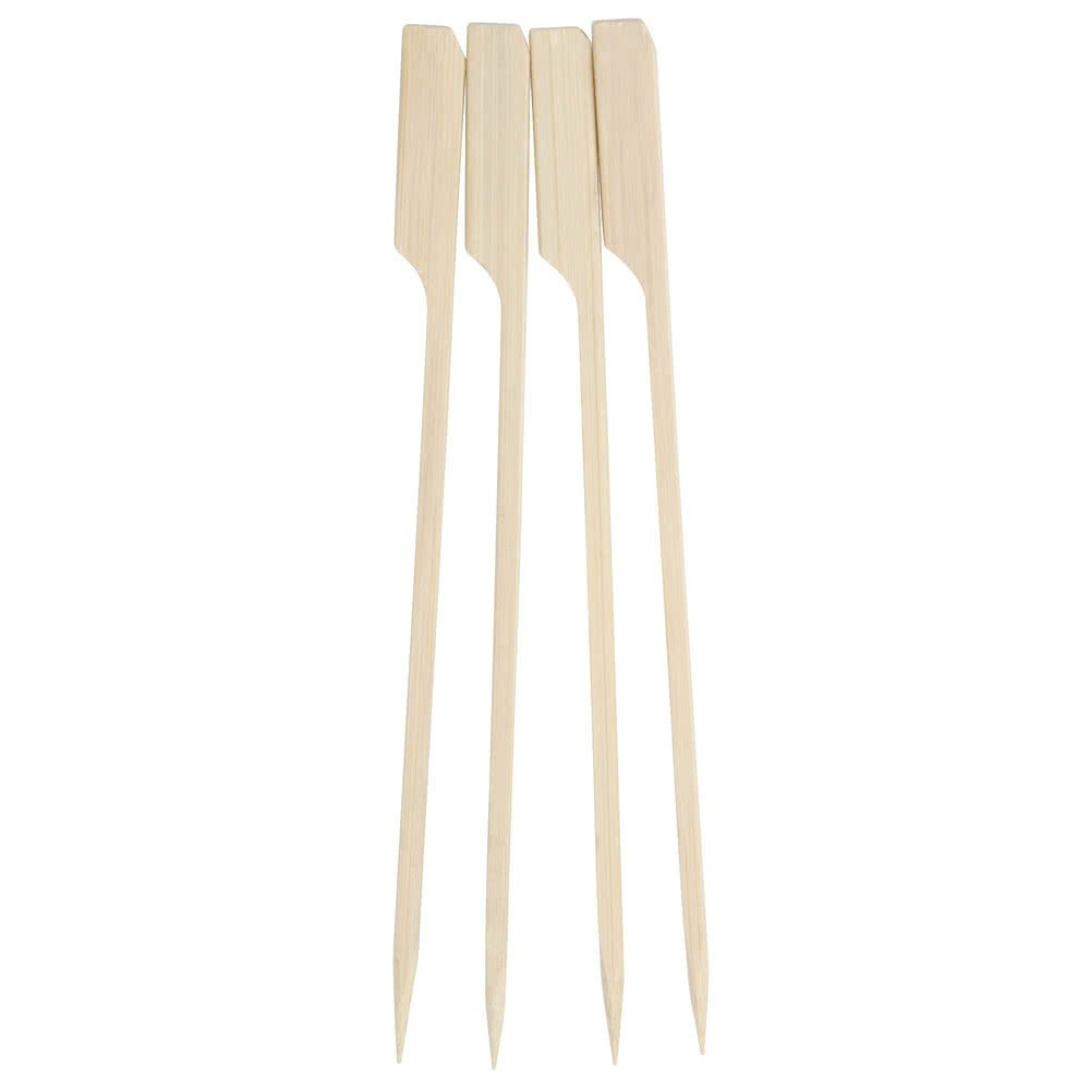 Perfect StixPaddle Pick 7-200 7" Bamboo Paddle Pick Skewers (Pack of 200)