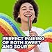 Airheads Xtremes Belts Candy, Chewy Candy Package, Rainbow Berry Fruit Flavor Artificially Flavored, 3 Ounces (12-Pack)
