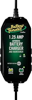 Battery Tender 022-0211-DL-WH: Selectable 6V/12V, 1.25 Amp Battery Charger, Charger (022-0211-DL-WH)