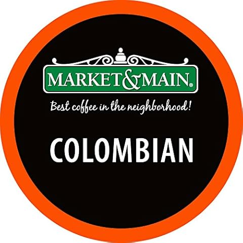 Market & Main One Cup, Colombian, Compatible with Keurig K-cup Brewers, 80 Count Cover