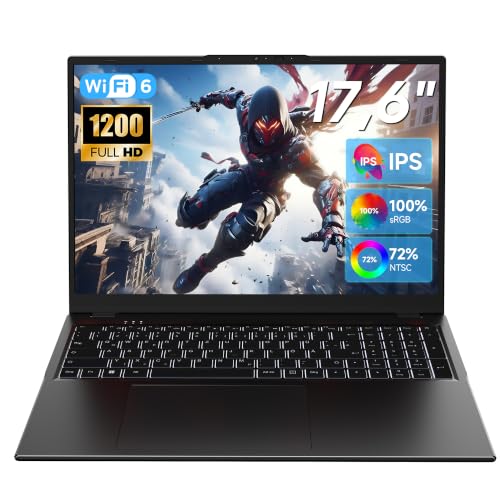 jumper 17,6 Zoll Laptop 16GB RAM 256GB SSD für Unternehmen und Studenten