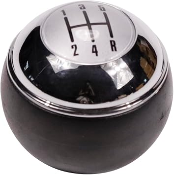 5/6 Speed Car Gear Shift Knob Shifter Lever Hand Ball for Mini R50 One D R52 R53 Cooper S 3 Doors 2001 2002 2003 2004 2005-2008 5R Sliver Plastic