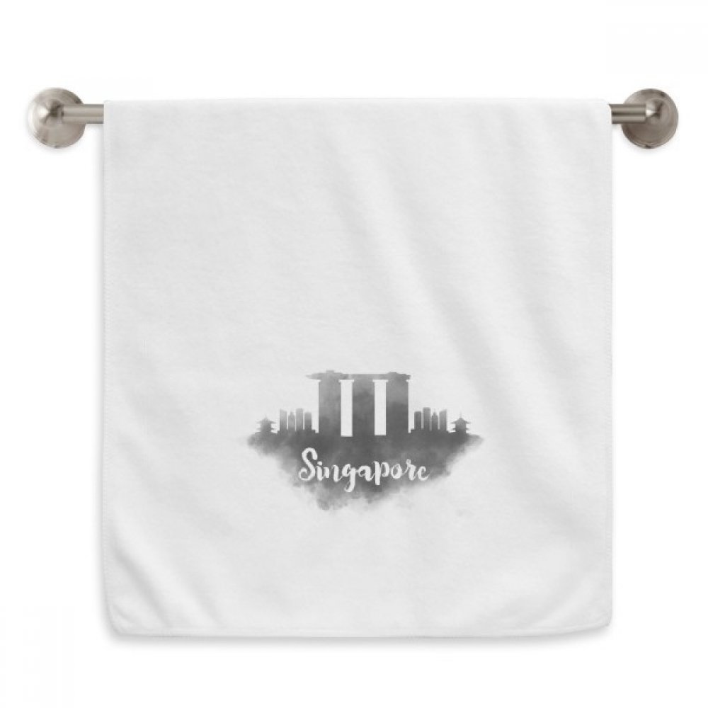 Serviette Singapour encre ville pour sublimer votre salle de bain moderne