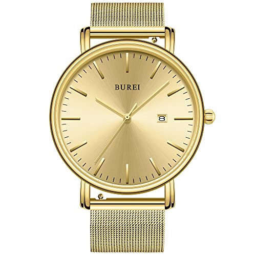 BUREI Ultra Thin Quartz Watch