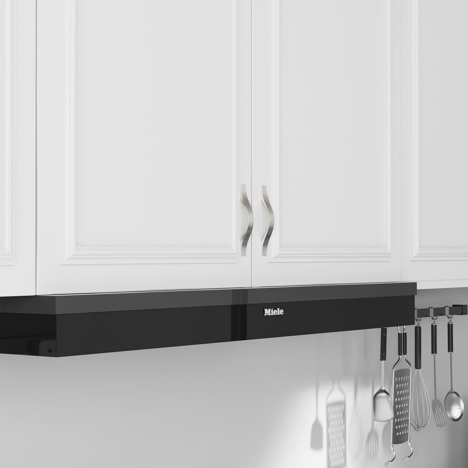 FURNIWARE Pack of 10 Brushed Nickel D-Shape Kitchen Cabinet Handles - Image 4