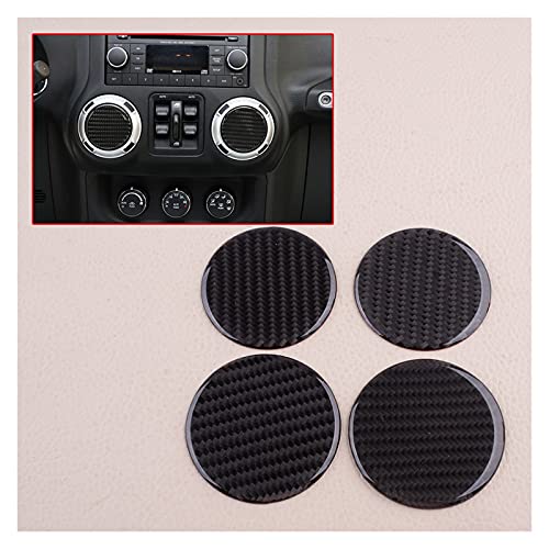 Cubierta de salida de aire para coche (4 piezas) compatible con modelos de 2007 a 2018 2