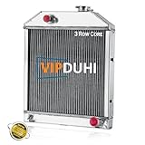 VIPDUHI Radiator Aluminum Compatible with Ford 2000 2600 3000 3400 3500 3600 2100 2120 2300 2310 2610 2810 2910 3610 3900 3910 4000 4100 4110 4140 4400 4600 4610 Tractor, 3 Row C7NN8005H Radiator