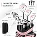 ULTIMATE Women's Complete Golf Club Set, 9/10/11pcs Right Handed Ladies Golf Clubs Set w/ 460cc Alloy Driver, #3 Fairway Wood, #4 Hybrid, #6/#7/#8/#9/#P Irons & Putter (9 Pieces w/Bag - Pink)