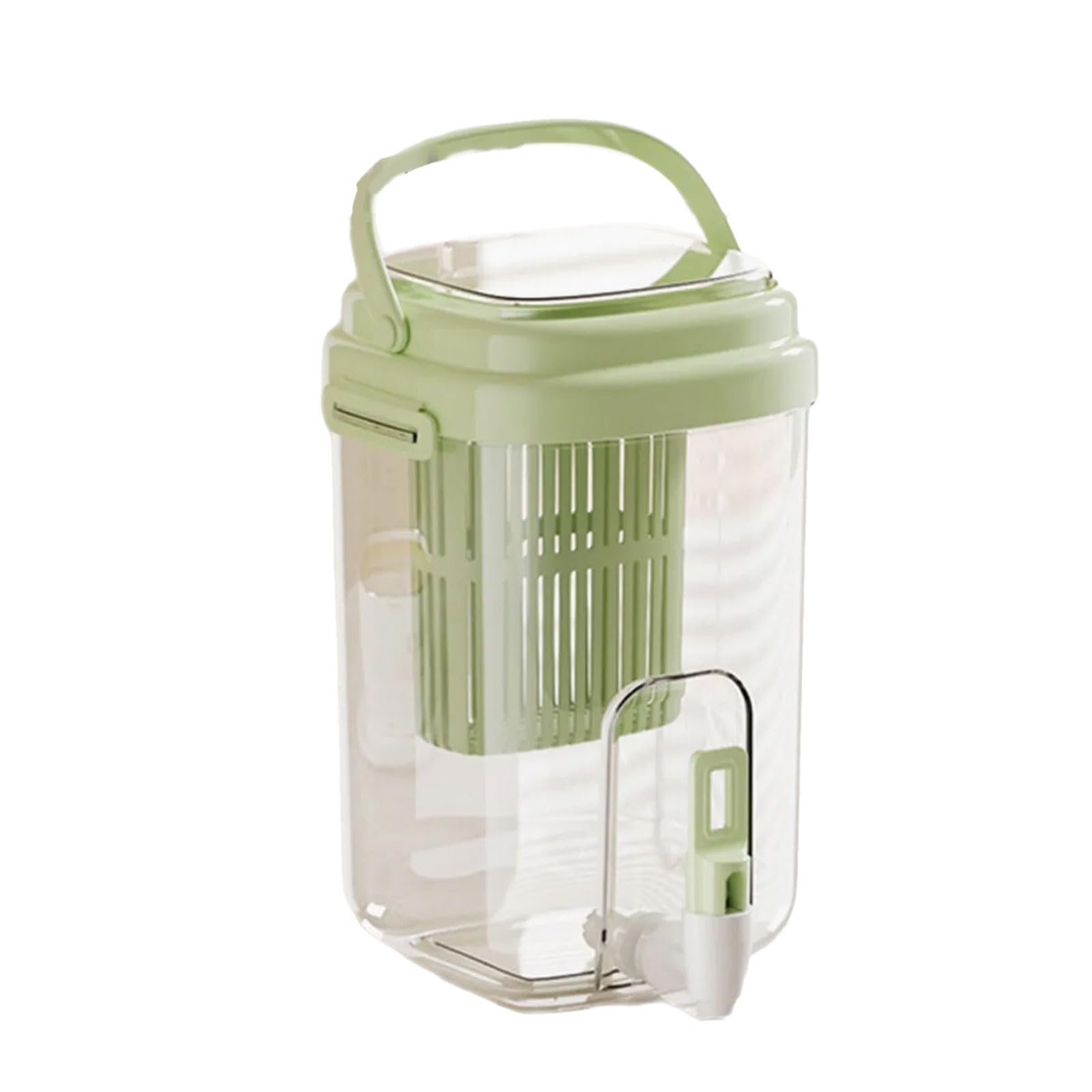 MALSSE Iced Drink Dispenser Pitcher, Leak-Proof Design with Easy-Pour Tap, Large Capacity for Fridge Storage Leak Proof Iced Beverage Dispenser