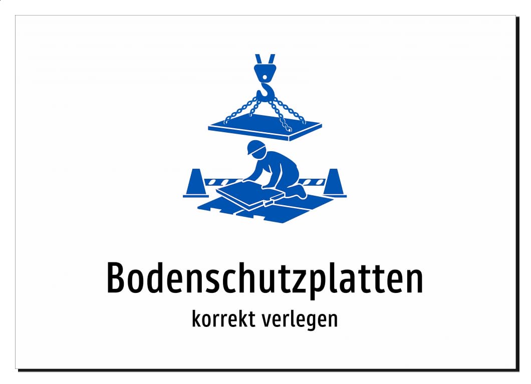 38368-DE-S-07 | Bodenschutzplatten - korrekt verlegen