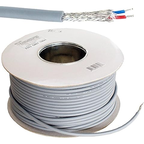 Loops 25m 5mm Shielded Audio Cable Reel Cover