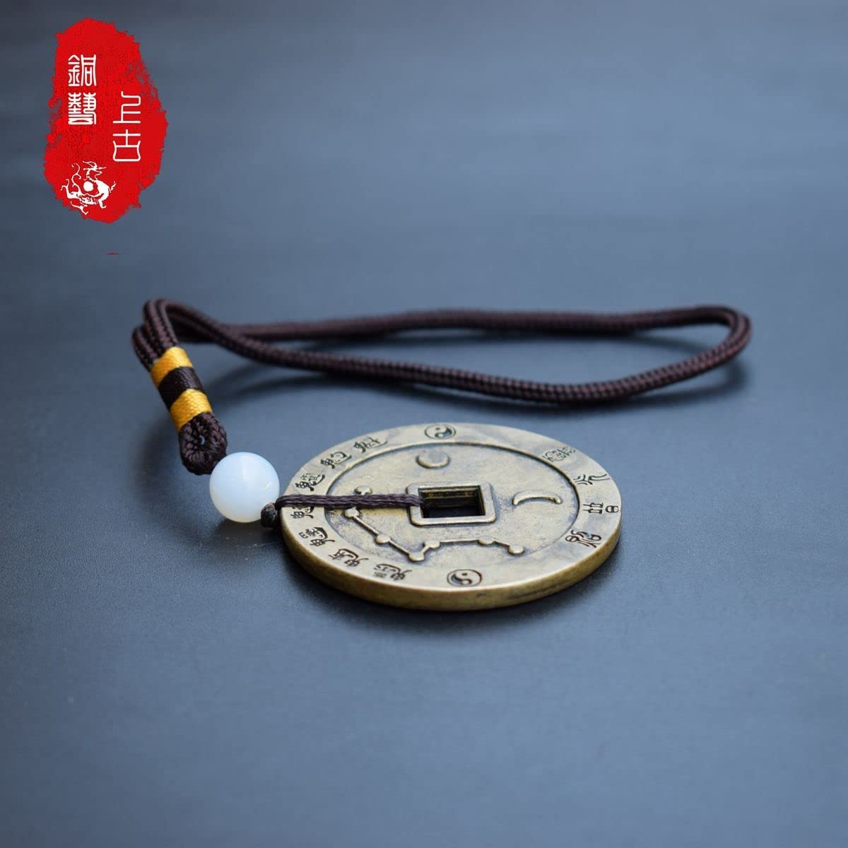 Amazon.co.jp: 5cm 真鍮 北斗七星 タブー 太陽と月 ペンダント 金属