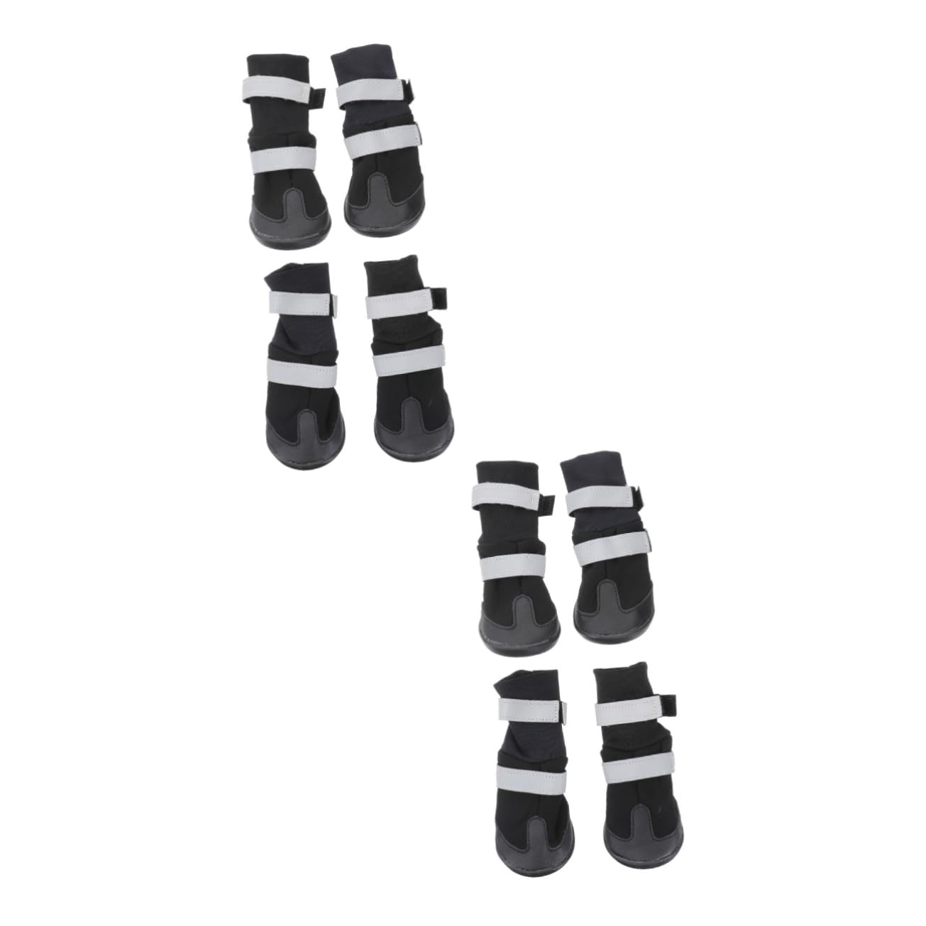 FRCOLOR 8 STK Regenstiefel Für Hunde Haustier Hund Winterschuhe Haustierschuhe Für Kleine Hunde Winterstiefel Für Hunde Pfotenabdeckungen Für Hunde Hundestiefel Katzenpfote Großer Hund