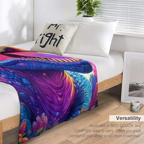 Couverture dinosaure douillette et moelleuse en flanelle haut de gamme 150x200cm - 7