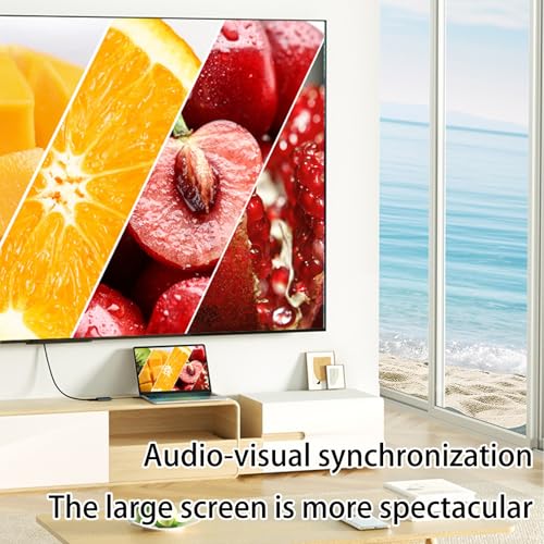 Adaptateur d'extension USB C double HDTV resolution full HD pour affichage simultane fluide
