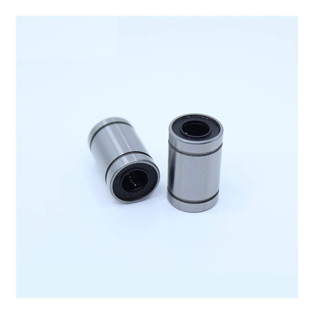 HJCMOONB Linear Bearing LM25UU LM30UU LM35UU LM40UU Linear Motion Bushing ABEC-1 2PCS Standard Linear Bearing Linear Ball Bearings(LM40UU A1 2PCS)