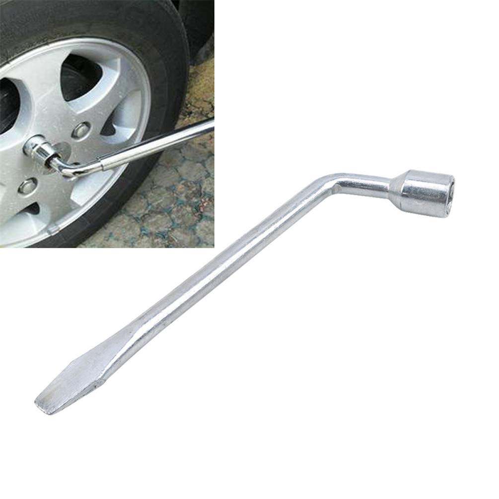 TopHomer 22MM Lug Wrench Chrome Vanadium Steel L-Type Wheel Nut Wrench Hex Key Socket Spanner Ideal For Repair Car - View #6