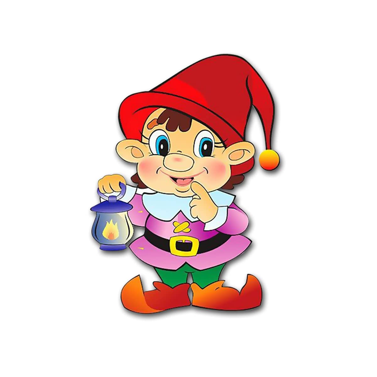 TC The Customizers Set of 1 Grumpy Dwarf Pattern Printed Fridge Magnet Set Funky and Quirky Designs | MDF Wood Material Magent for Fridge Decoration | Fridge Magnets Refrigerator Stylish Set Kitchen