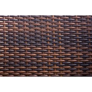 Ohana 7 piece outdoor patio furniture sectional conversation set mixed brown wicker with peridot cushions no assembly with free patio cover  urban country home decor