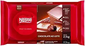Barra de Chocolate ao Leite NESTLɮ 2,1kg