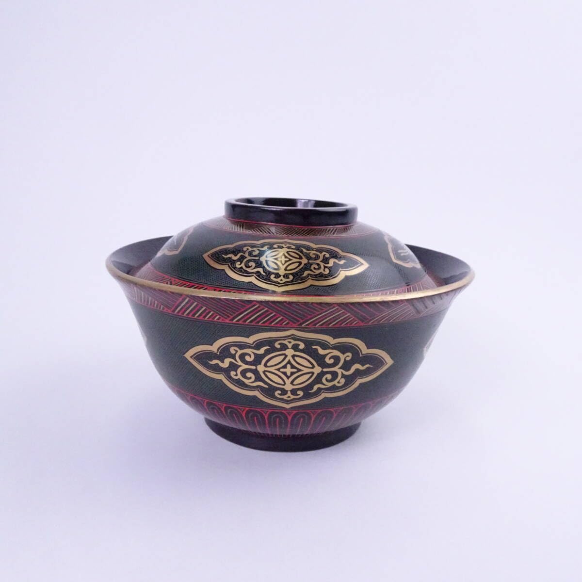 時代物 レトロ 行器 漆器 漆芸 菓子鉢 蓋付き容器 蒔絵 骨董品 時代物