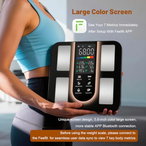 Image of Smart Scale for Body Weight: BMI & Body Fat, 23 Metrics