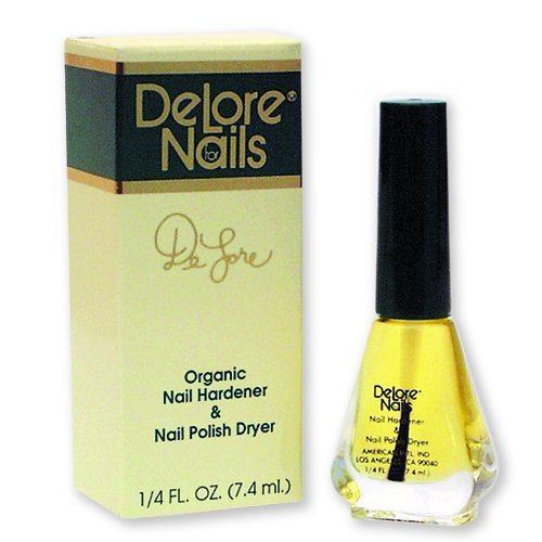 Delore for Nails Organic Nail Hardener and Nail Polish Dryer, 0.25 Ounce
