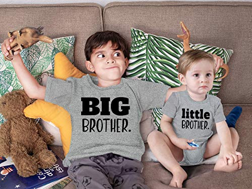 Image of Unordinary Toddler Big Brother Little Brother Shirts Matching Outfits Sibling Gifts Baby Set