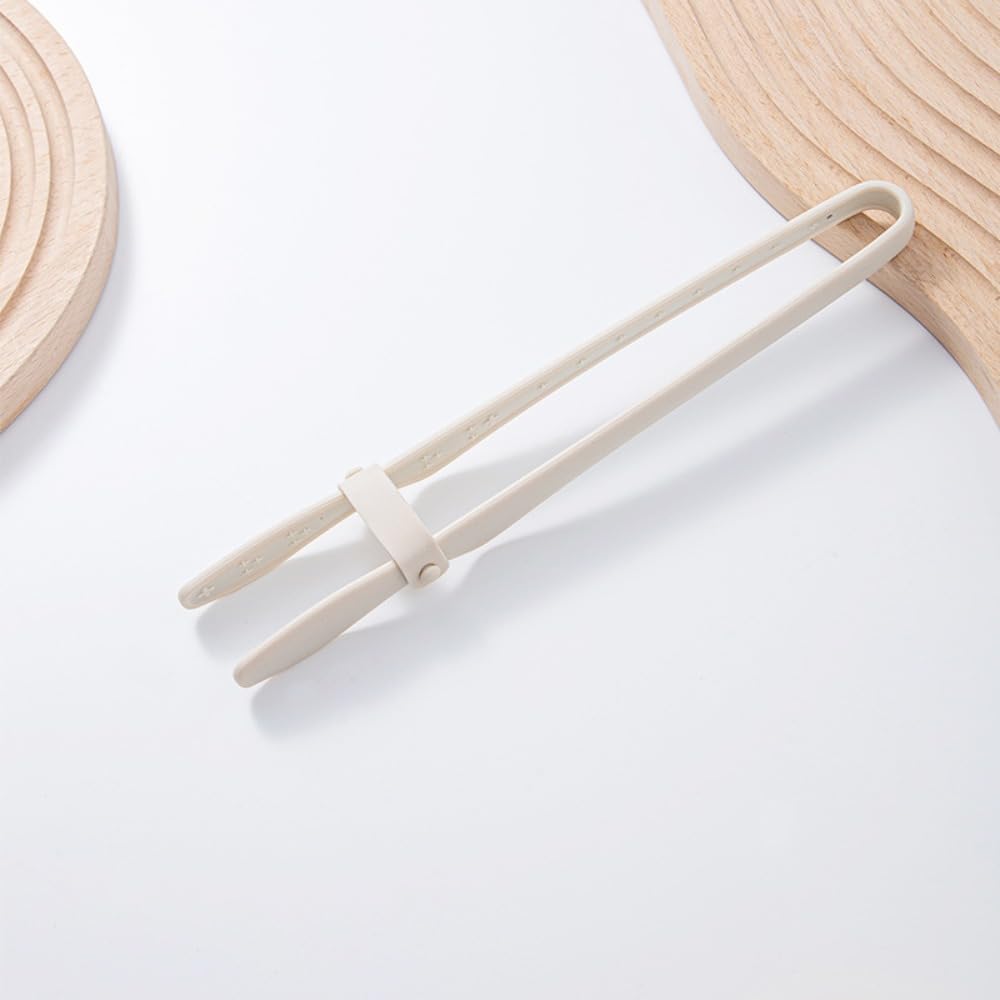 Pinzas de silicona para parrilla de grado alimenticio, clip de pan de alimentos antiadherentes, para ensalada, bistec, pasta, accesorios de cocina 2