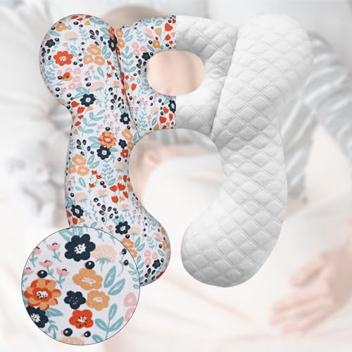 Image of Baby Travel Pillow, Infant Kid's Cushion Soft and Skin Friendly for Car Seat, Pushchair and Stroller (Style M)