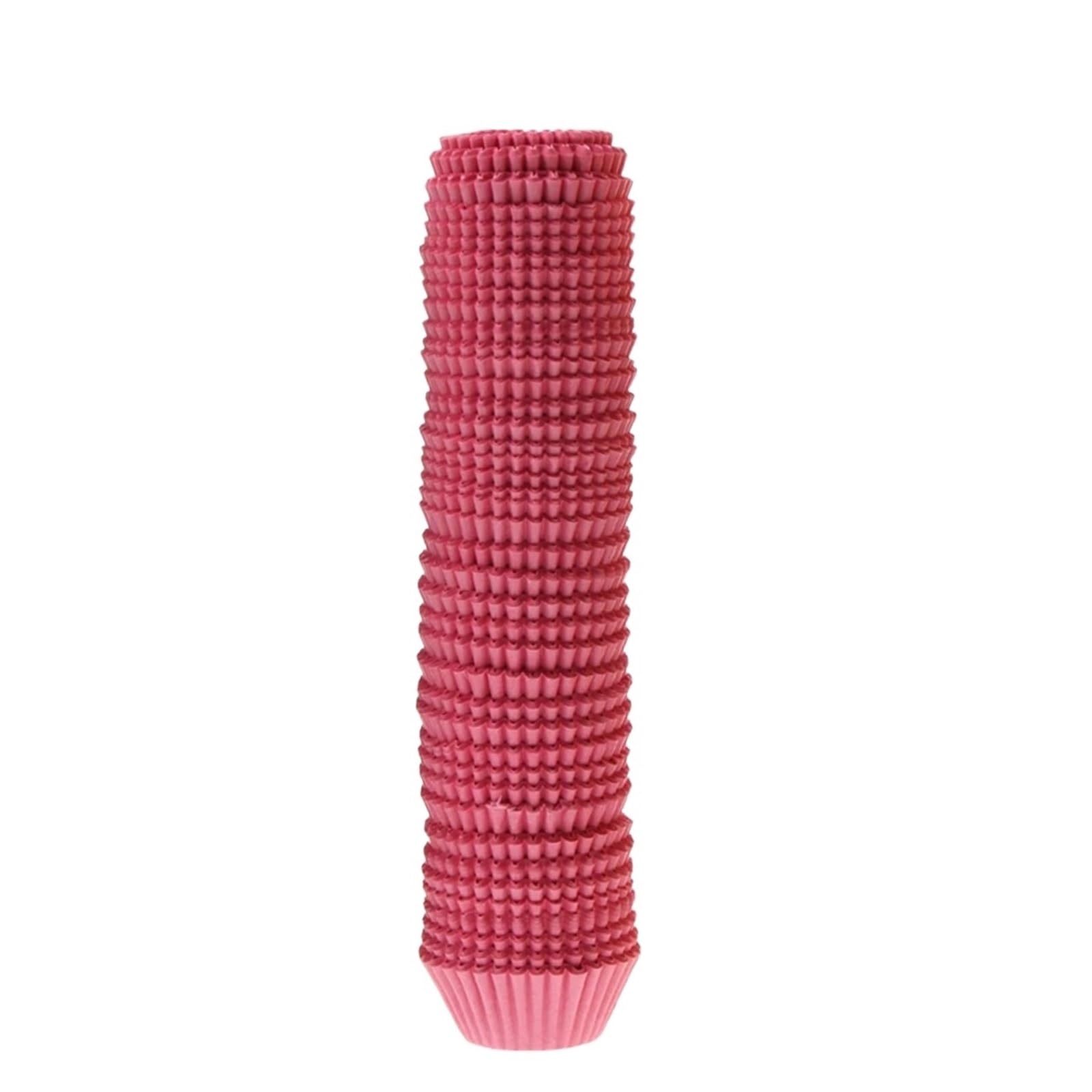 Gobelets en papier for gâteaux, Mini doublure de Cupcake, boîte à muffins cuisson, moules plateau, outils pâtisserie cuisine, 100/1000 pièces(Pink 1000pcs)