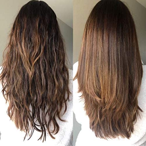 Adagio California Blowout Brush: 2-In-1 Hot Air Brush Styler And Dryer - Negative Ion Round Brush - Hair Dryer Brush With Straightener Function - Hair Styling Tools For Women… (3-Inch, Rose Gold) #TOP2