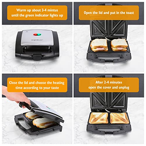 Aigostar-Lamo-30RFU-Sandwichera-800W-revestimiento-antiadherente-libre-de-BPA-almacenamiento-vertical-piloto-LED-indicador-temperatura-placas-con-forma-triangular-Color-acero-y-negro