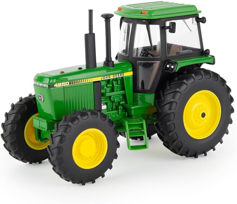 John Deere 1/32 Scale 4250 Tractor Prestige Collection - Diecast Metal Replica Body with FWA Front Axle and Single Rear Wheels - Adult Collectible - Ages 14 Years +