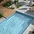 Soulscrafts Glass Mosaic Tiles, Pool Square Glass Mosaic Backsplash 12 x 12 Inch for Swimming Pool Kitchen Bathroom, 3D Light Blue, 5 Sheets