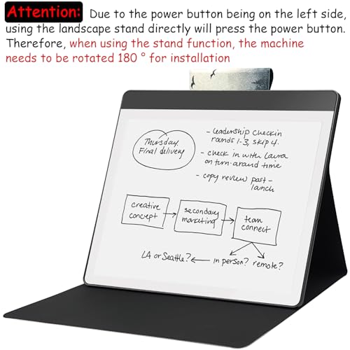 Image of Magnetic Stand Case for Kindle Scribe - Ultra-Thin Leather Cover Auto Sleep /Wake Book Folio Cover with Magnetic Pen Buckle for 10.2 Inch Kindle Scribe (2022 /2024 Release) (Misty Forest)