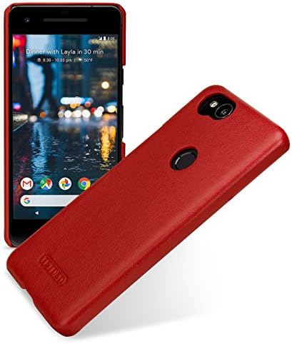 TETDED Premium Leather Case for Google Pixel 2, Snap Cover, Caen (Nappa Black)