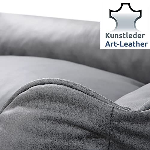 your GEAR Belluno Orthopädisches Hundebett 70x100 cm – Oeko-TEX Hundekorb, waschbar, hygienisch, ergonomisch, komfortabel, ideal als Hundebett große Hunde - auch als Katzenbett