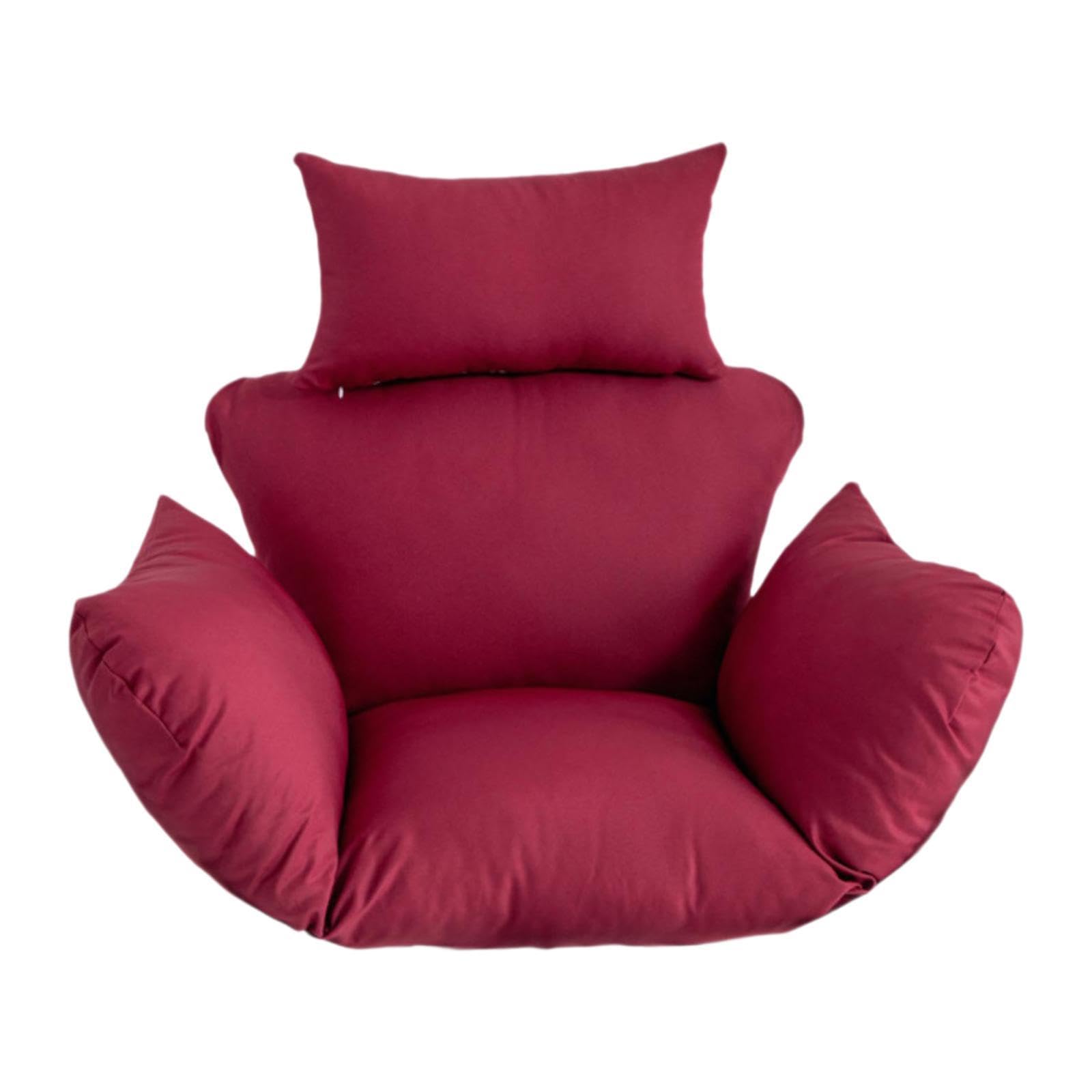 Hammock Swing Chair Cushion with Headrest Armrest for Backyard Porch Outdoor Red|Home & Garden | Yard, Garden & Outdoor Living | Patio & Garden Furniture | Cushions & Pads-image-26