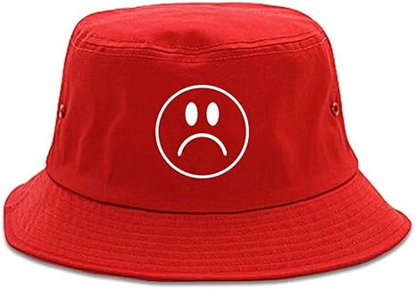 Bucket hat sad face Clearance