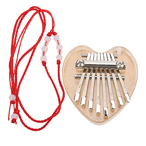 Kalimba 8�L�[�~�j�N���X�^���t�B���K�[�s�A�m�X�g���X�����[�t�Ƒ����M�t�g�V�[�� (�n�[�g�̌`)
