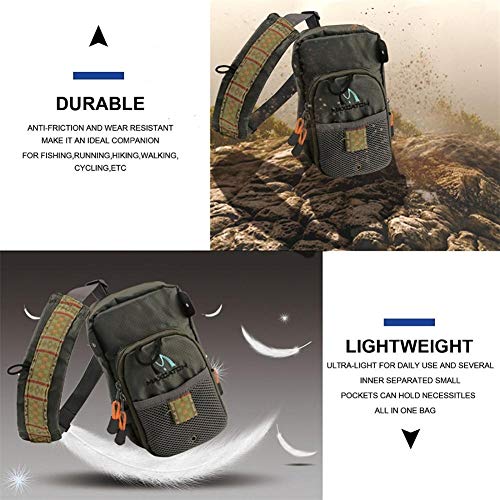 M MAXIMUMCATCH Maxcatch Mochila de Pecho para Pesca con Mosca Liviana y Compacta miniatura 3