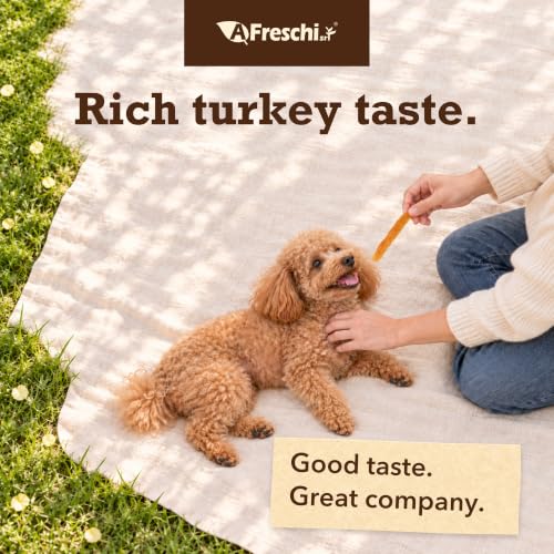 A Freschi srl® All-Natural Turkey Tendon for Dogs, Soft Strips, 3.5 oz - Image 5