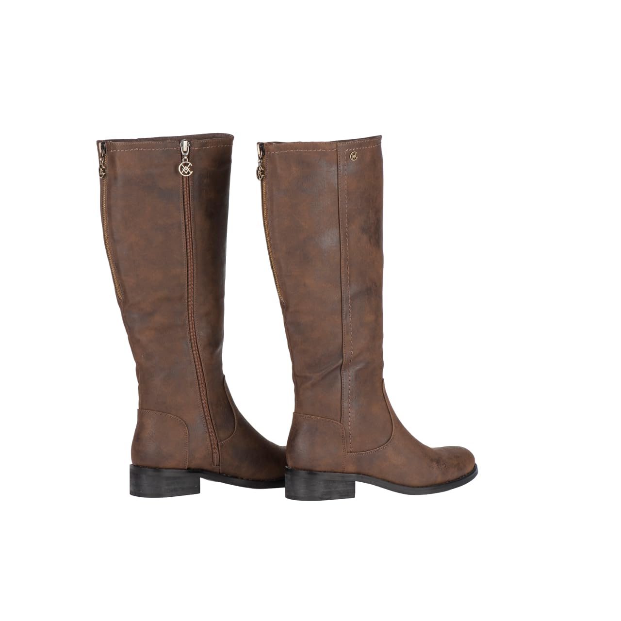 CHATTAWAK 8melinachoco38, Botas a la Altura de Rodilla Mujer, Chocolate, 38 EU