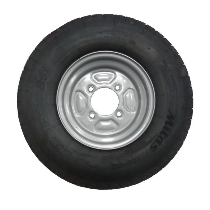 MAXTER Roue de remorque 145/80 R10-4 Trous 115 mm - déport 0